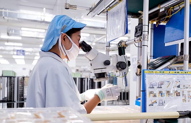 Tuyển 25 nữ sản xuất sản phẩm điện tử tại Tân Bắc, Đài Loan